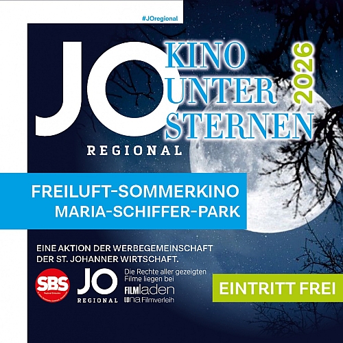 JOregional Kino unter Sternen - Sommer 2026