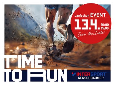  
10:00-15:00 Uhr findet wieder unser Laufschuhtest statt!
               ...